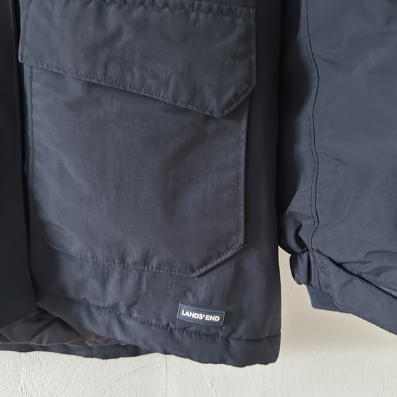 Boys Lands’ End Winter Parka 10-12 - Picture 3 of 6